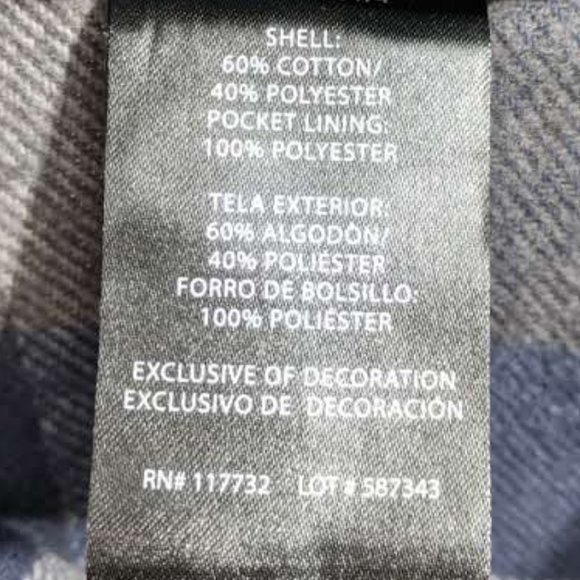 Colorado Clothing Heavy Brushed Flannel Shirt‎ W/Side Pockets - Picture 6 of 6